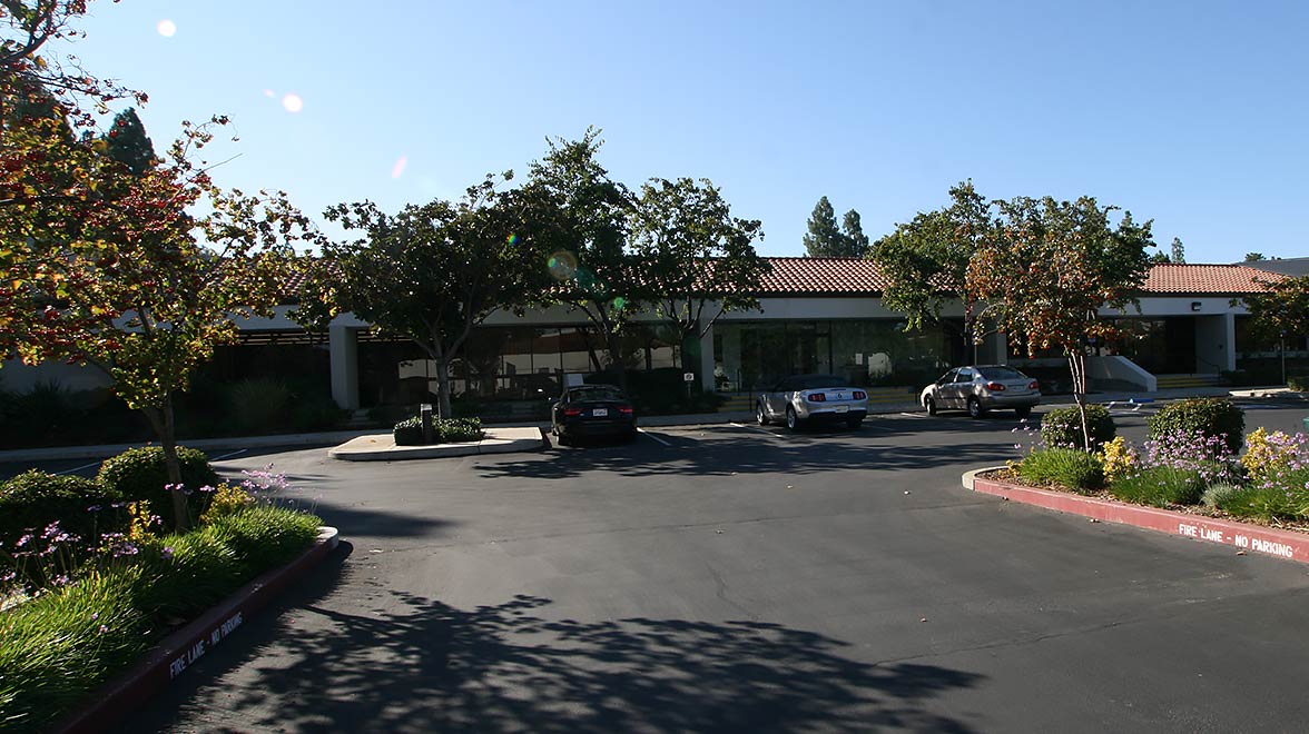 Drive and parking area at Bandley Drive in Cupertino