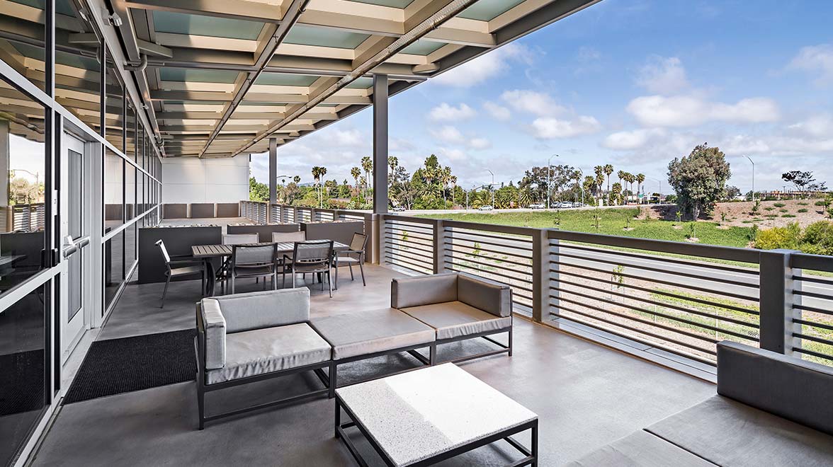 Terrace with view at 4085 Campbell Avenue in Menlo Park